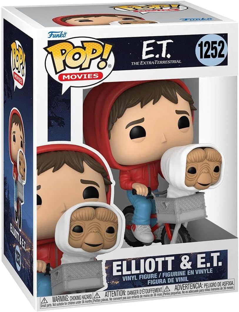 Funko Pop! Movies: E.T. 40th Anniversary - Elliott & E.T. on Bike #1252