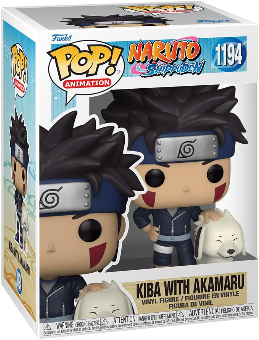 Funko Pop! Animation: Naruto Shippuden - Kiba with Akamaru #1194