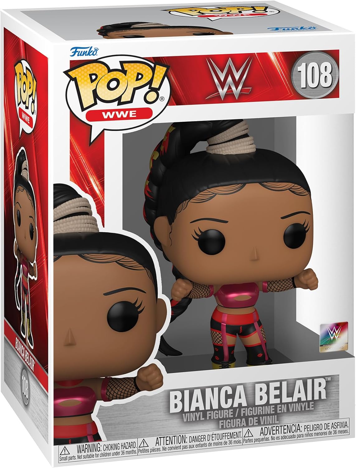 Funko Pop! WWE: Bianca Belair (WrestleMania 37) #108