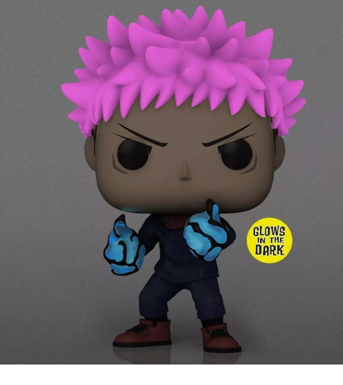 Funko Pop! Animation: Jujutsu Kaisen - Yuji Itadori (Divergent Fist) #1376 (Glow-in-the-Dark, AAA Anime Exclusive)