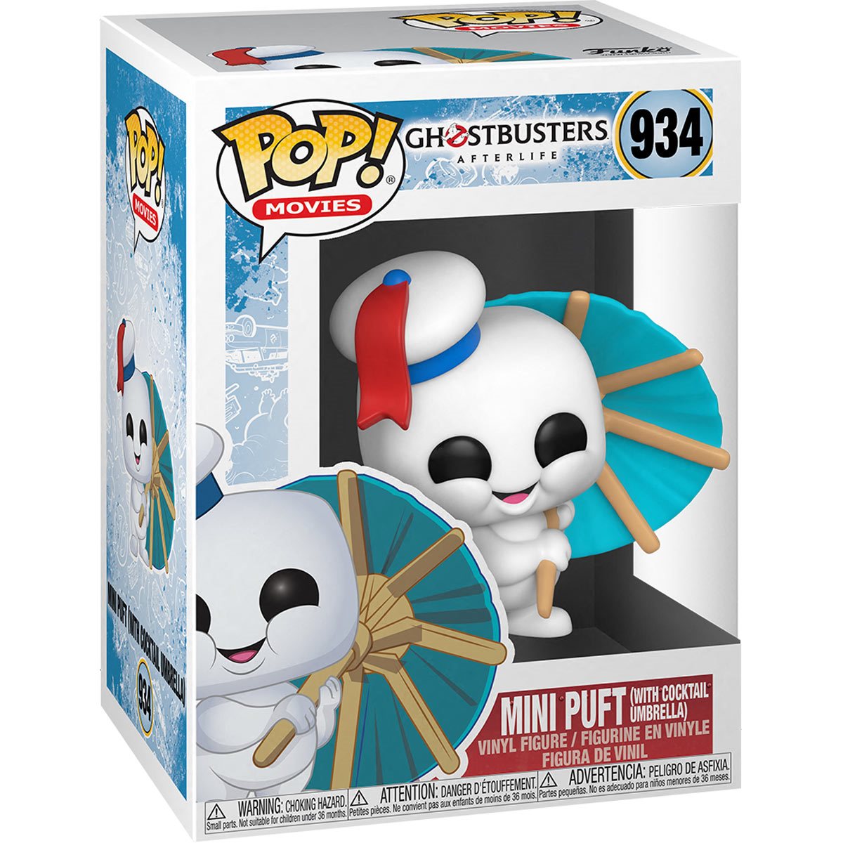 Ghostbusters 3: Afterlife Mini Puft with Cocktail Umbrella Pop! Vinyl Figure 934