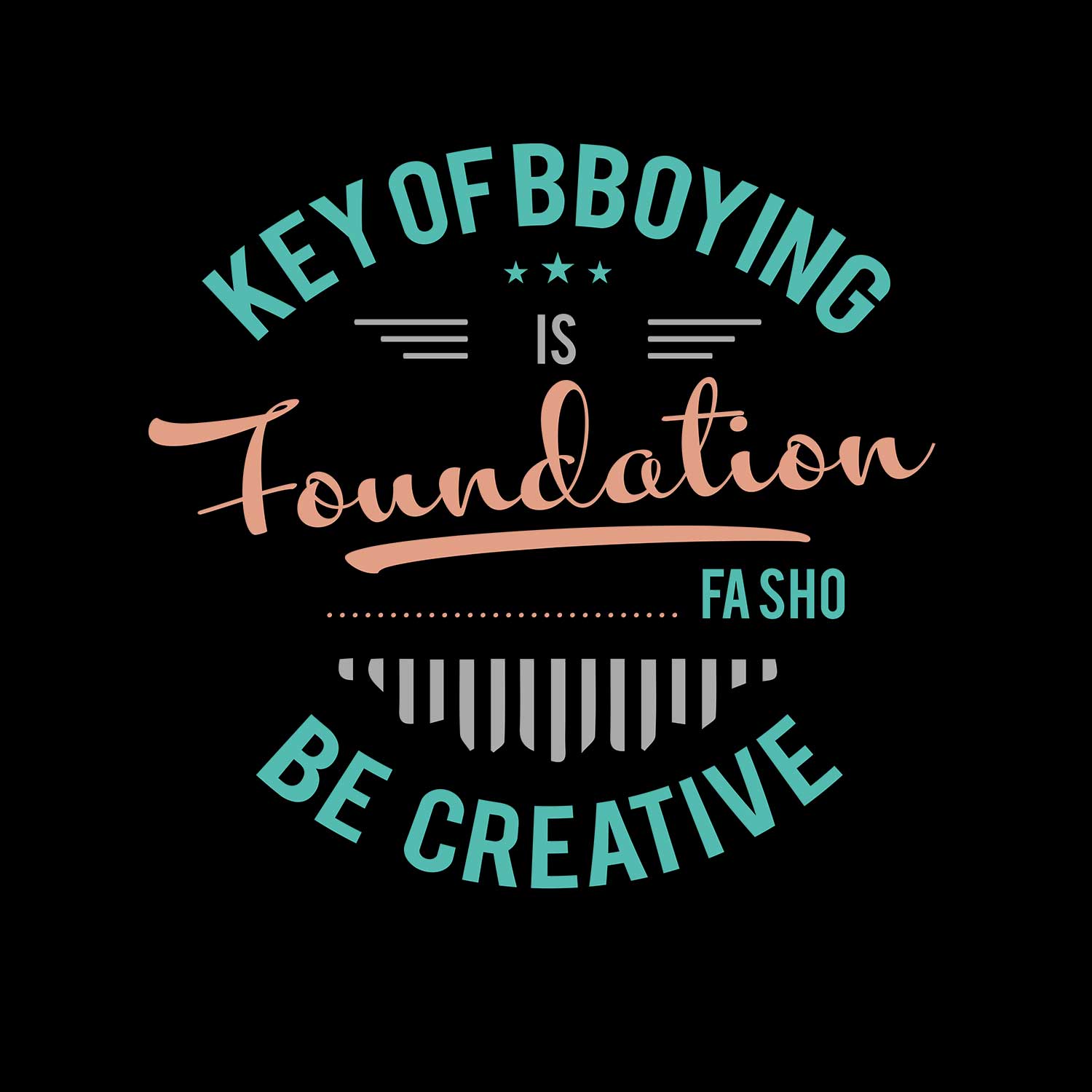 Bboy Rhythm Foundation Tee