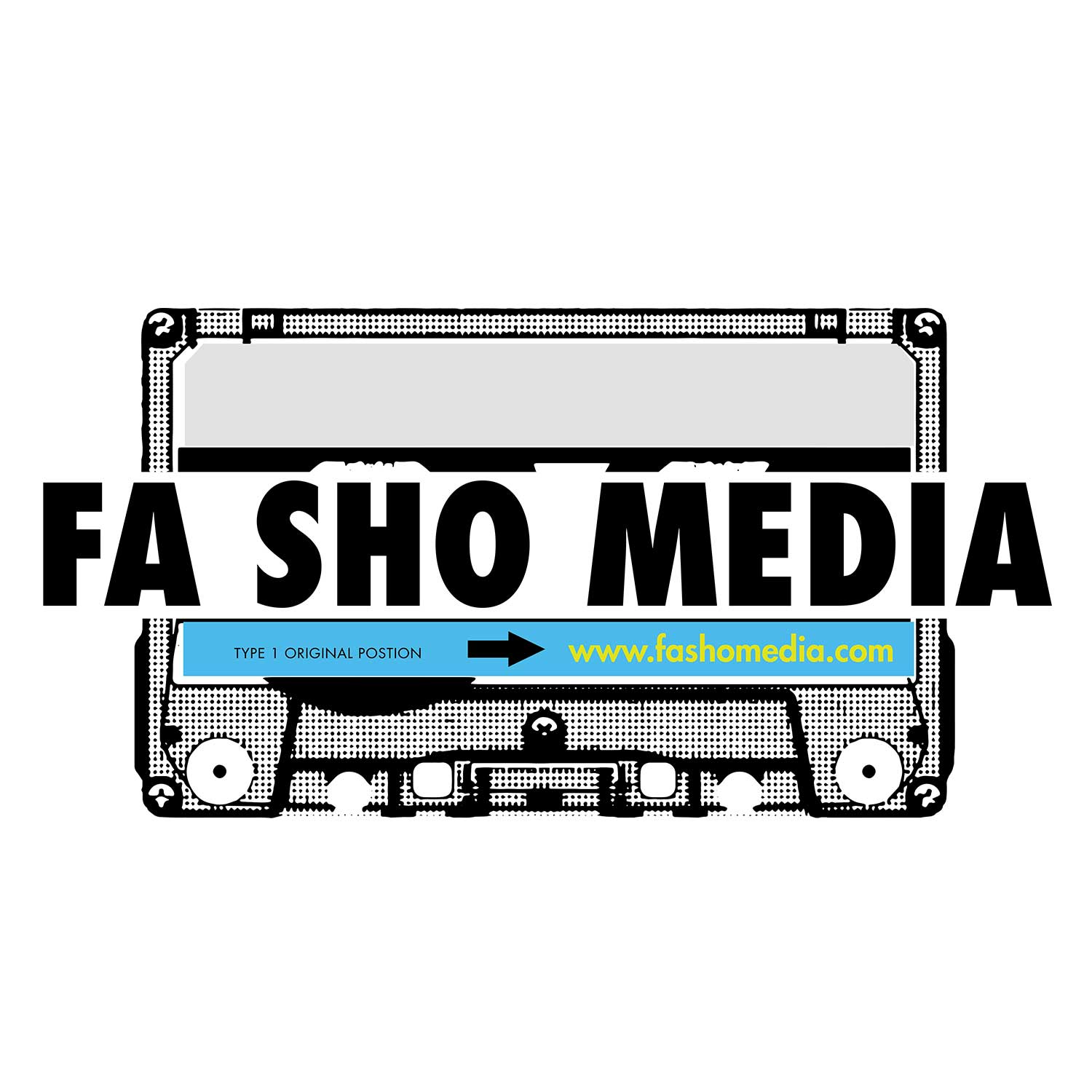 Fa Sho Media Big Cassette Shirt