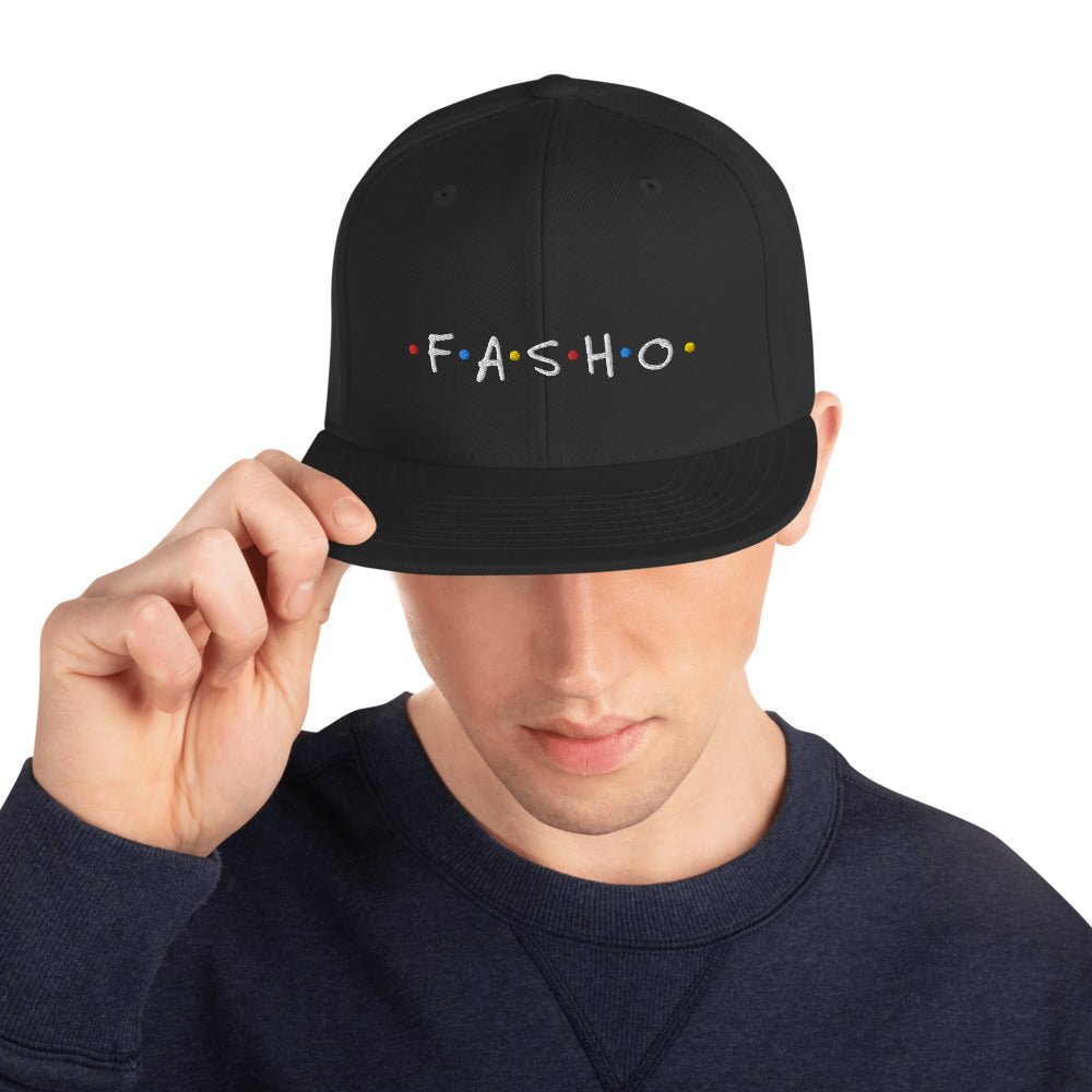 FASHO Friends Theme Snapback Hat