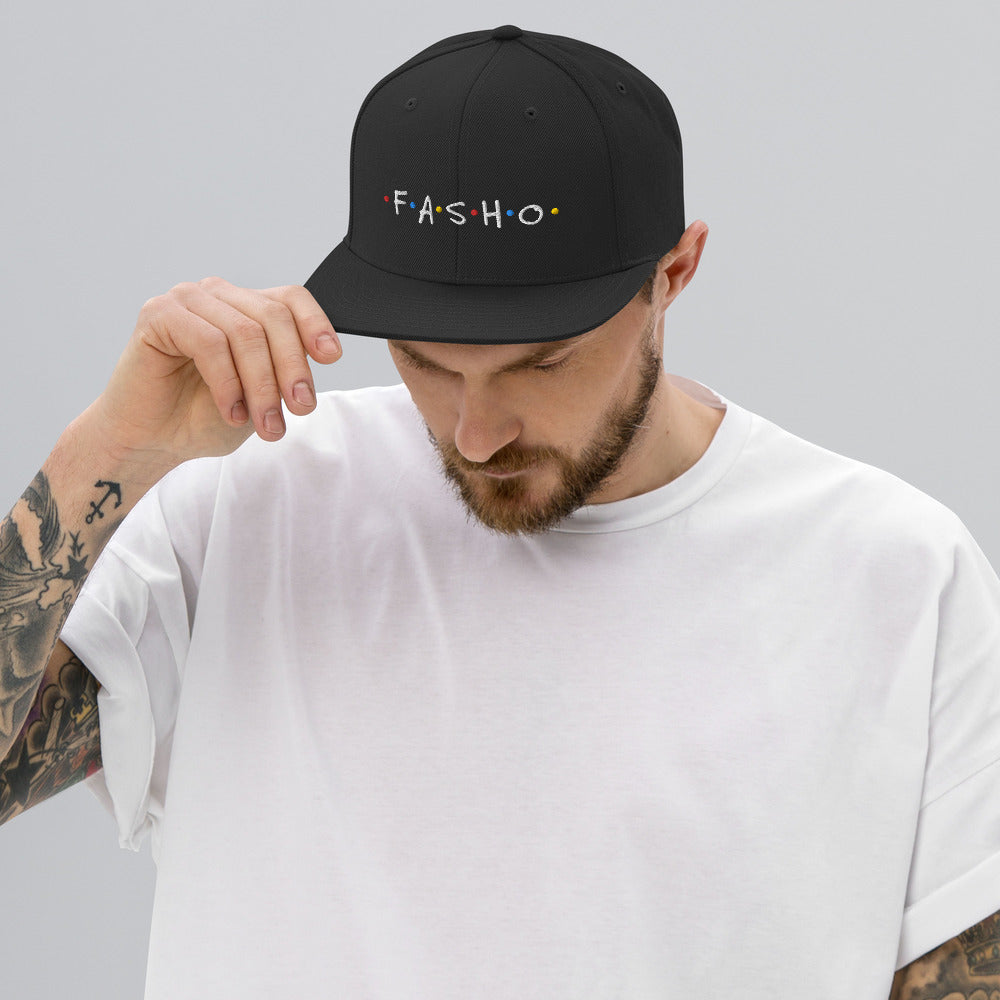 FASHO Friends Theme Snapback Hat