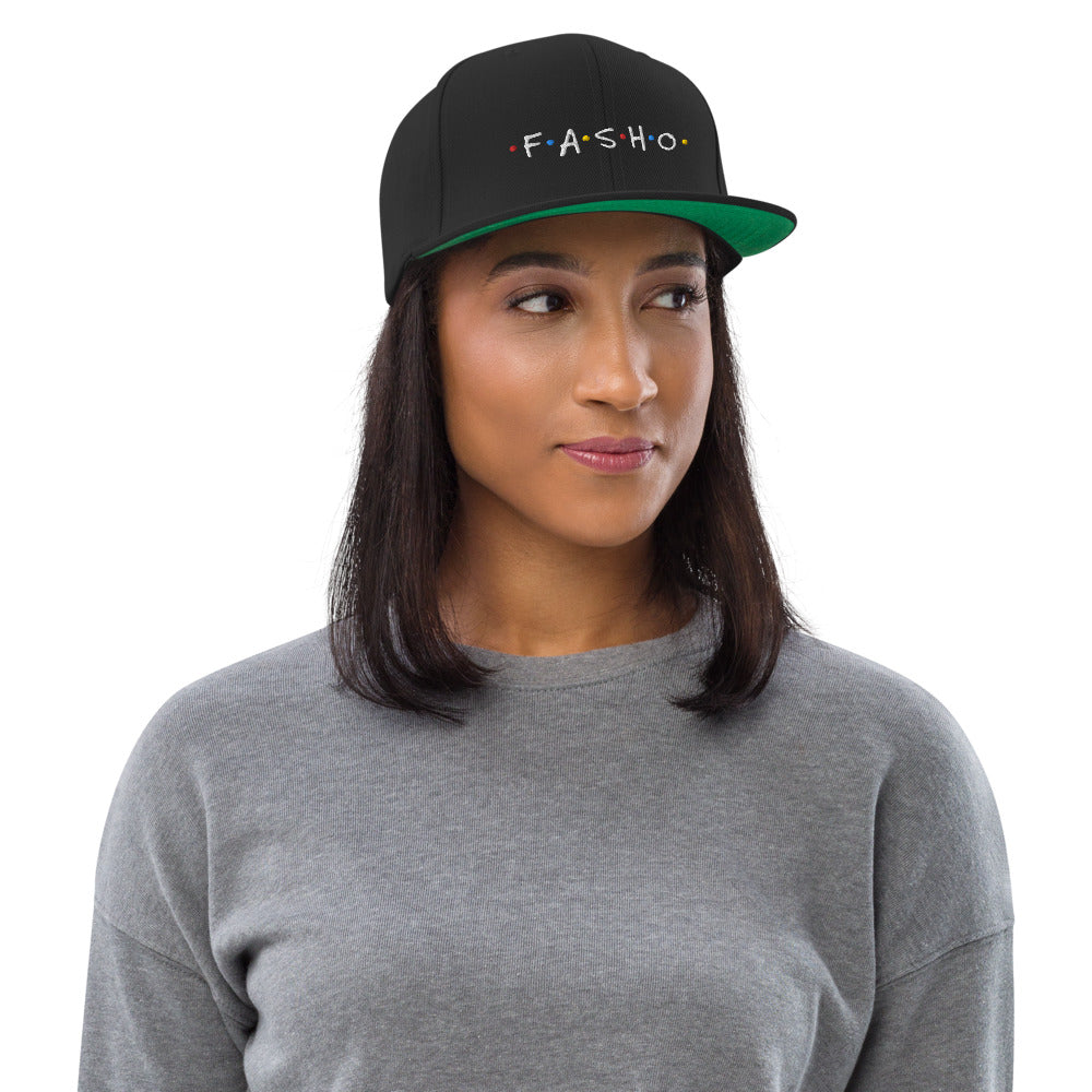FASHO Friends Theme Snapback Hat