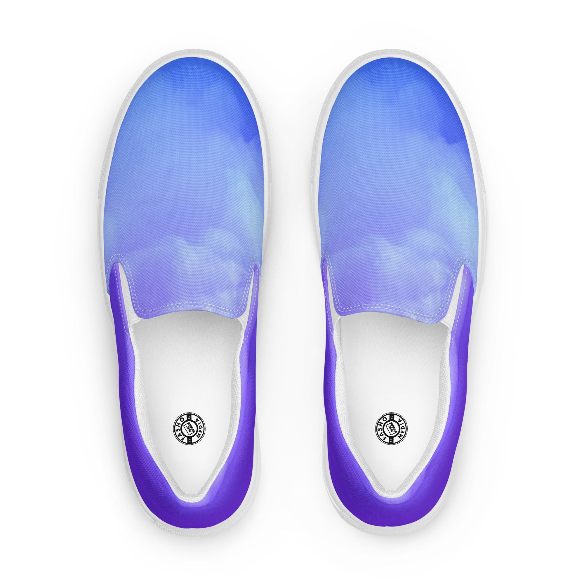 Purple Haze Men’s slip-on canvas shoes