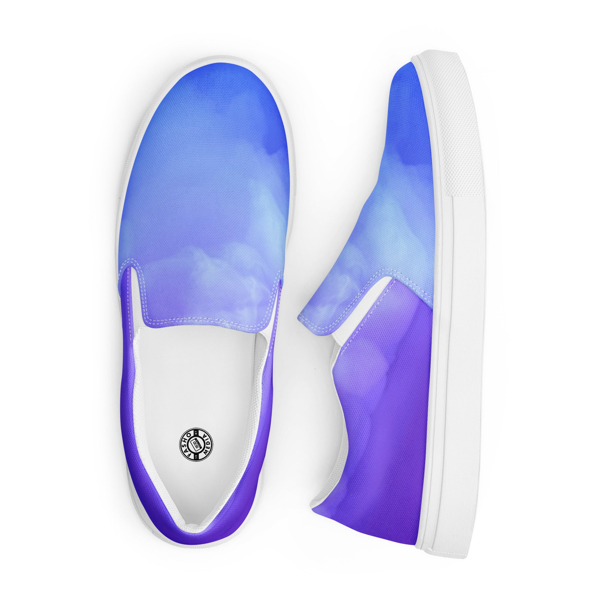 Purple Haze Men’s slip-on canvas shoes