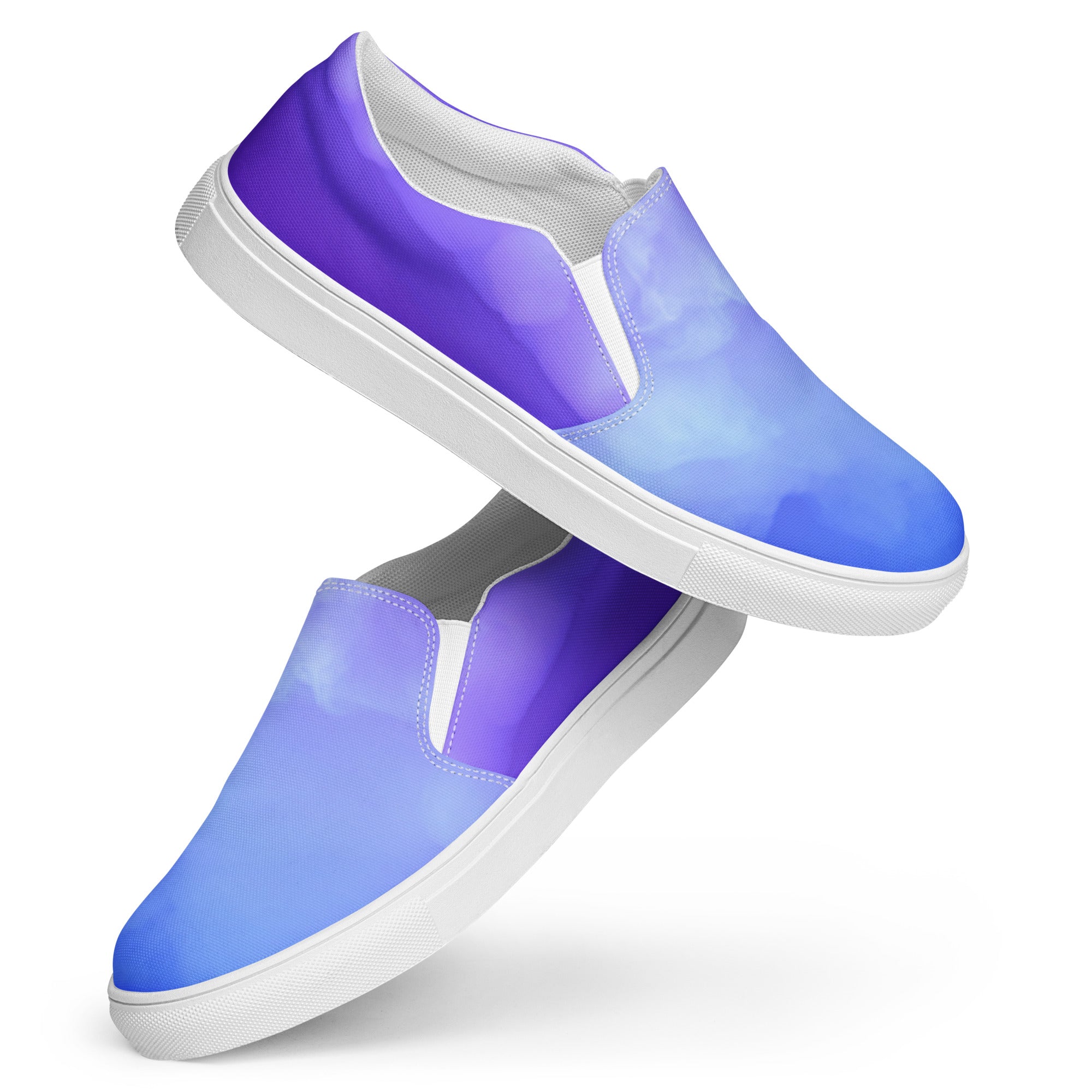 Purple Haze Men’s slip-on canvas shoes