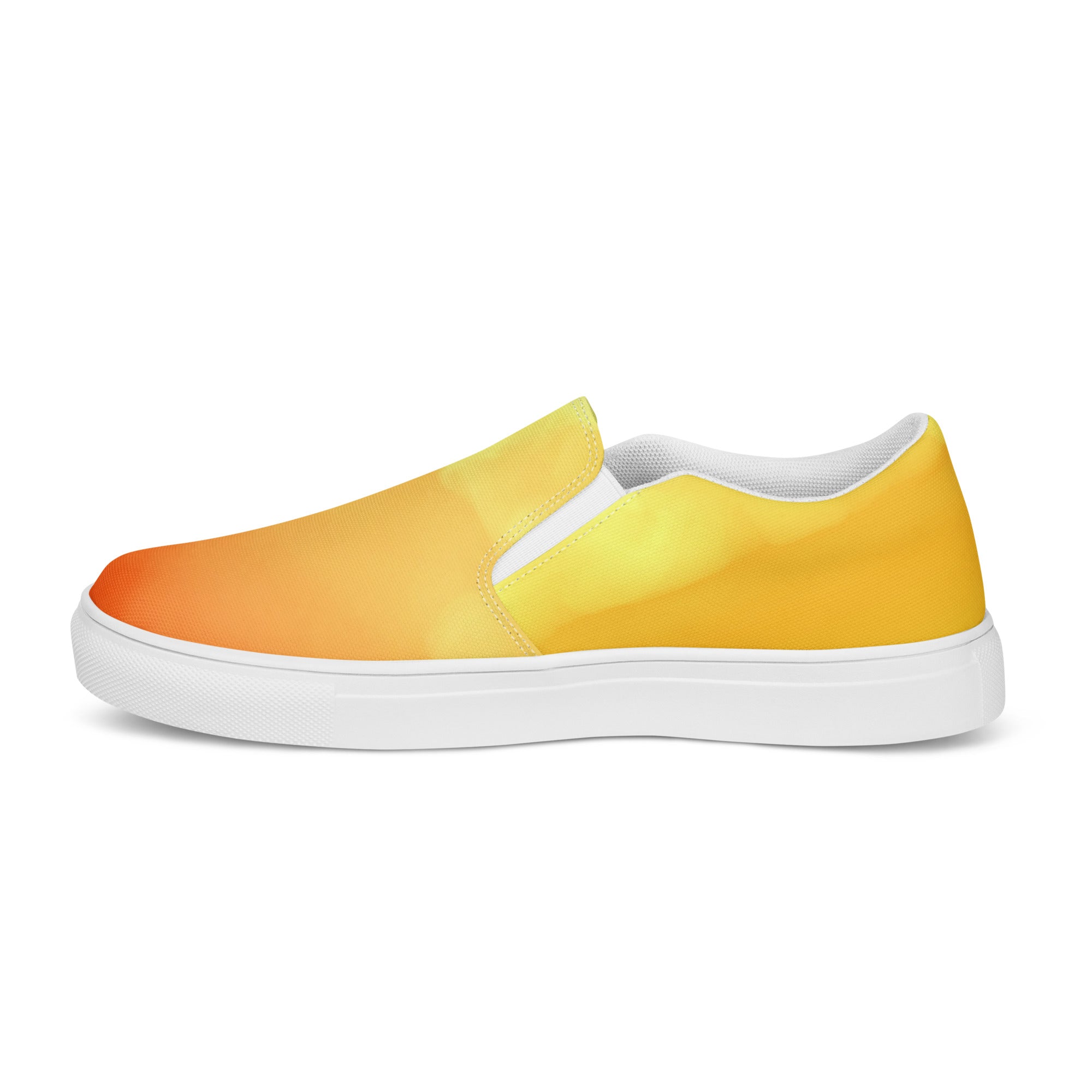 Fiery Haze Men’s slip-on canvas shoes