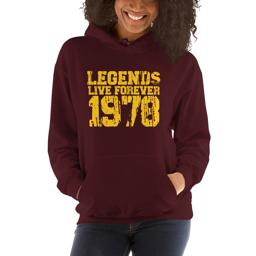Legends Live Forever 1978 Hoodie