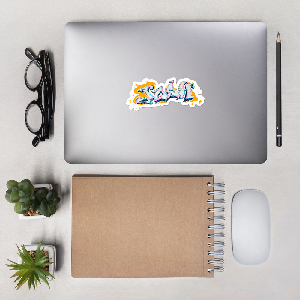 Graffiti Piece Josh Bubble-free stickers