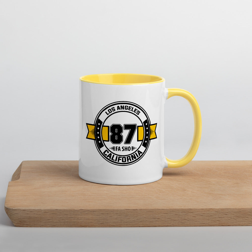 Los Angeles 87 Fa Sho Mug with Color Inside