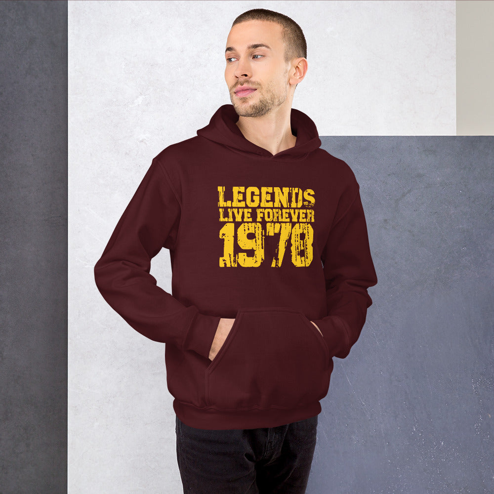 Legends Live Forever 1978 Hoodie