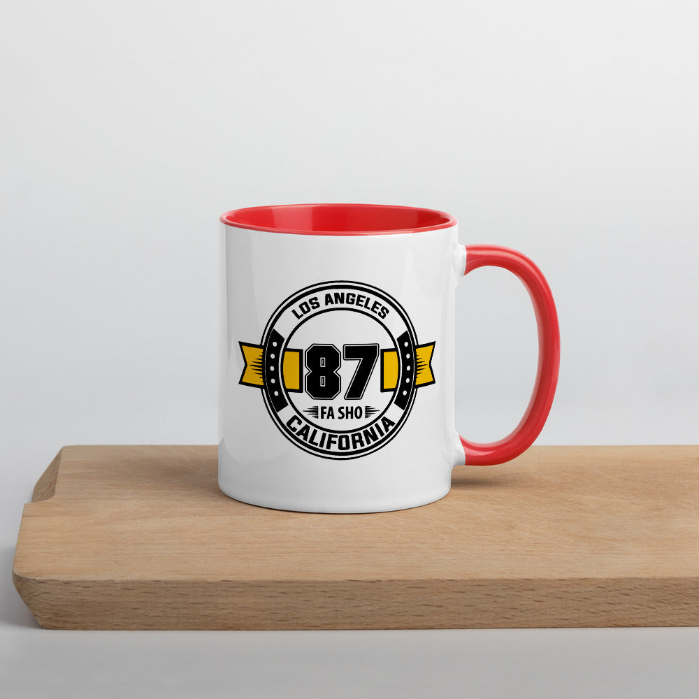 Los Angeles 87 Fa Sho Mug with Color Inside