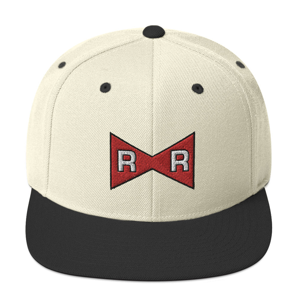 Dragon Ball Z Red Ribbon Army Logo Snapback Hat