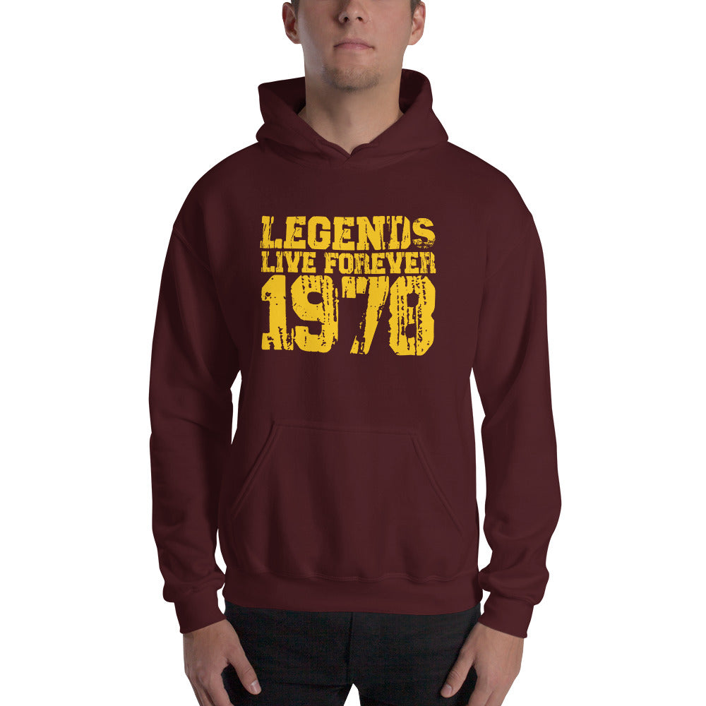 Legends Live Forever 1978 Hoodie