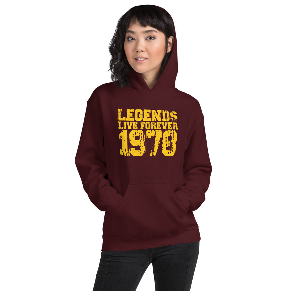 Legends Live Forever 1978 Hoodie