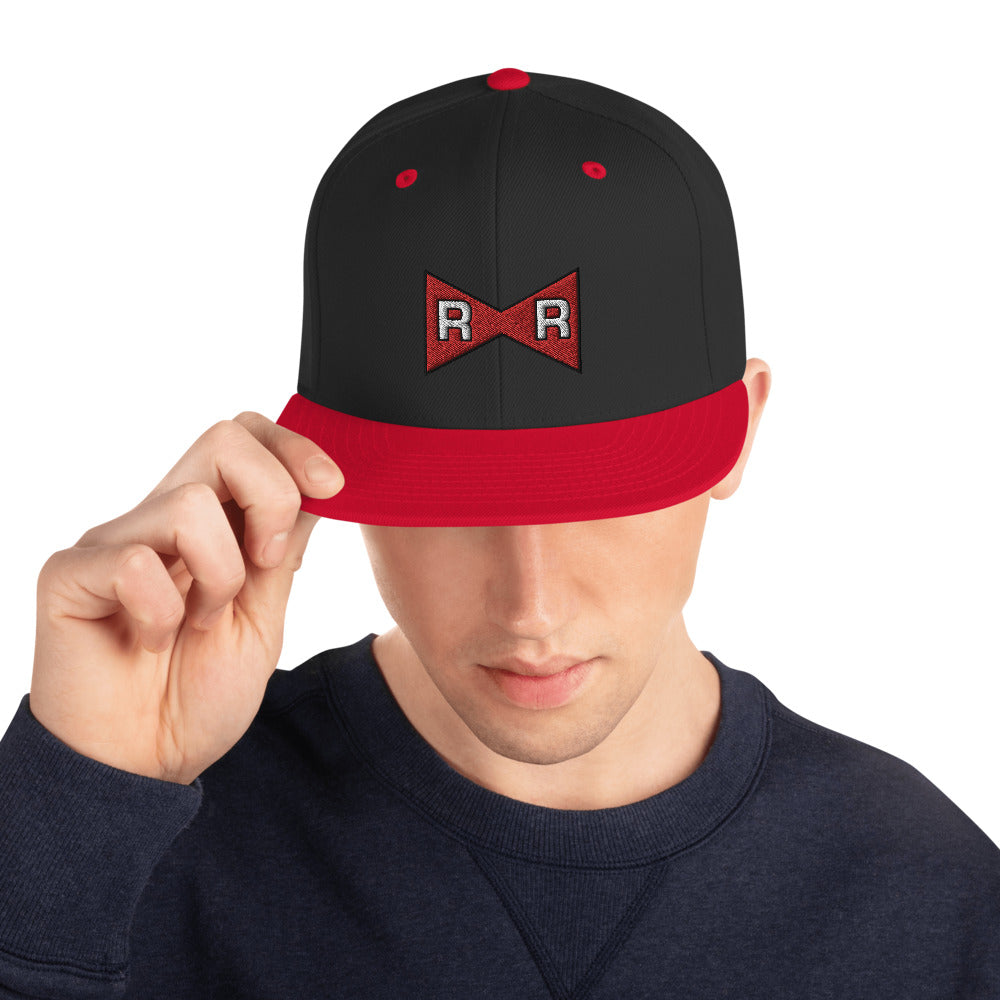 Dragon Ball Z Red Ribbon Army Logo Snapback Hat