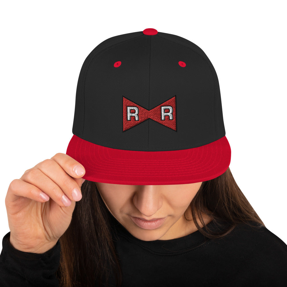 Dragon Ball Z Red Ribbon Army Logo Snapback Hat