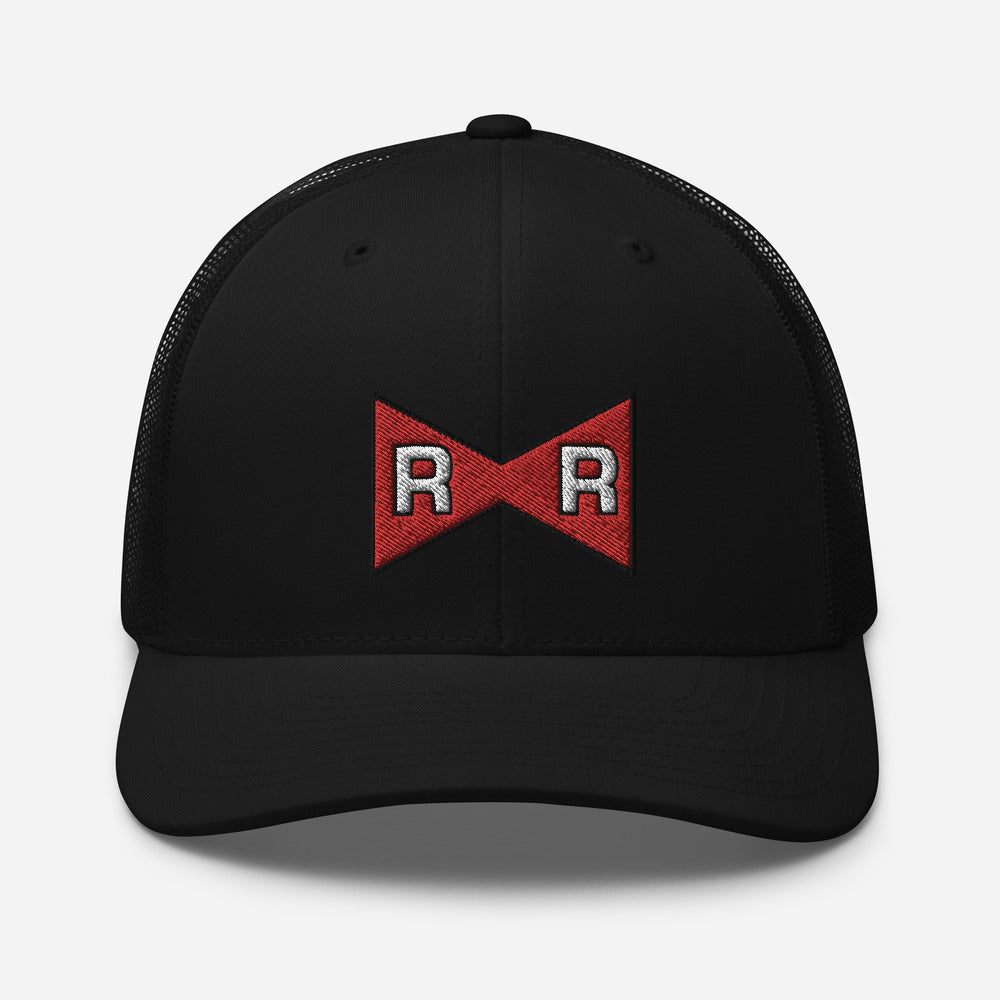 Dragon Ball Z Red Ribbon Army Logo Trucker Hat