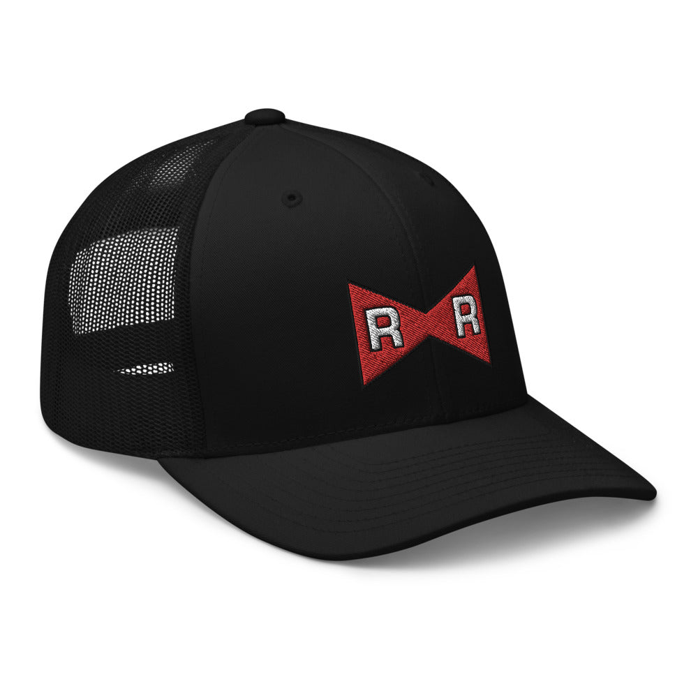 Dragon Ball Z Red Ribbon Army Logo Trucker Hat