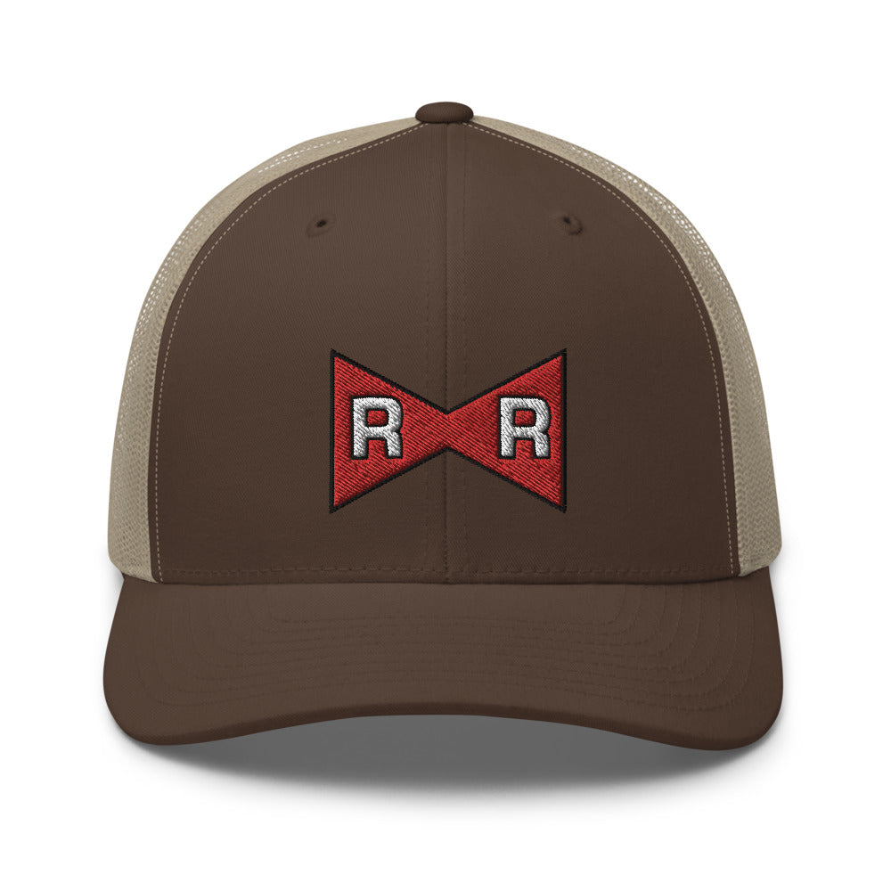 Dragon Ball Z Red Ribbon Army Logo Trucker Hat