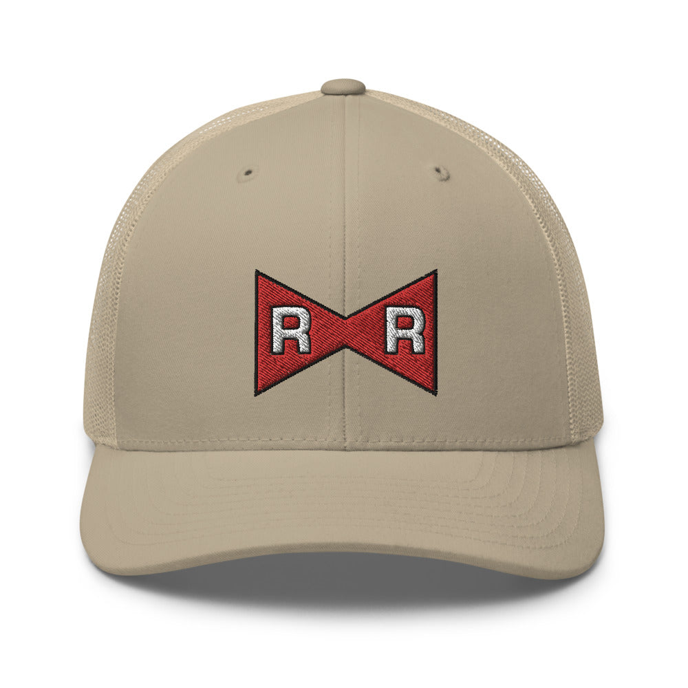 Dragon Ball Z Red Ribbon Army Logo Trucker Hat