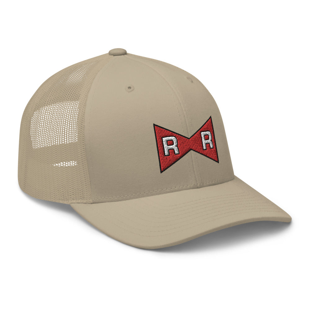 Dragon Ball Z Red Ribbon Army Logo Trucker Hat