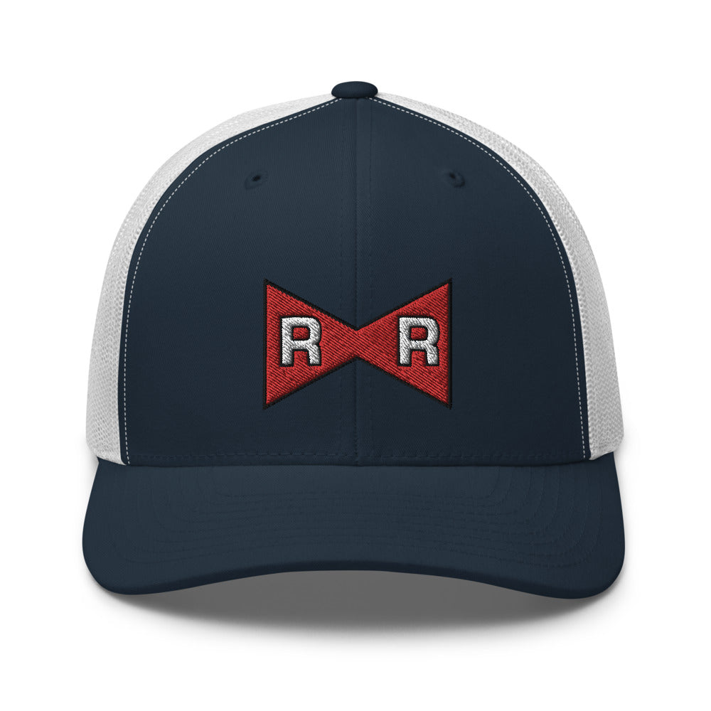 Dragon Ball Z Red Ribbon Army Logo Trucker Hat