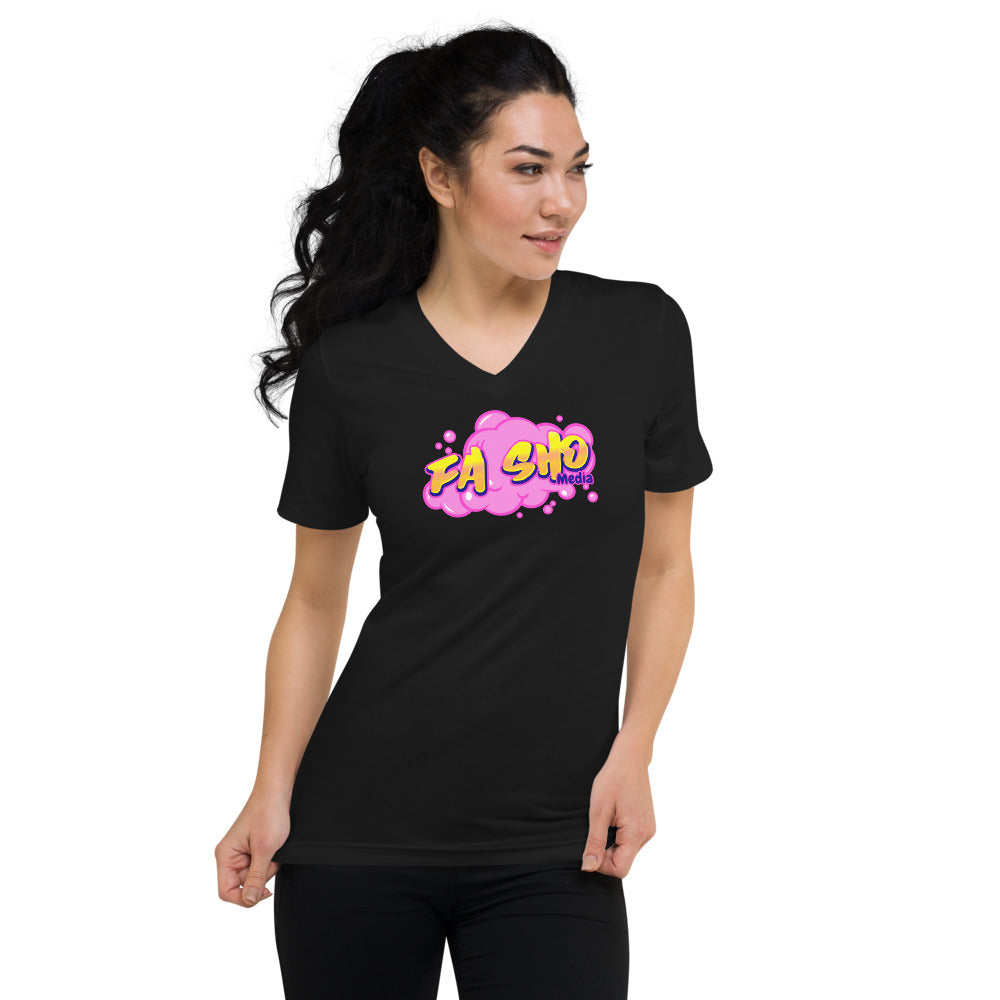 Fa Sho Graffiti V-Neck Shirt (Women's)