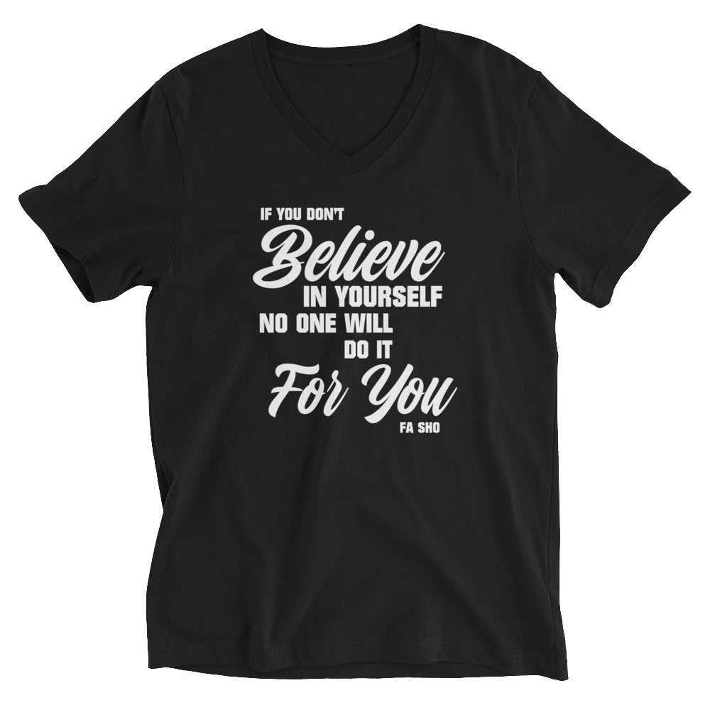 Believe In Yourself V-Neck Shirt (Women's)