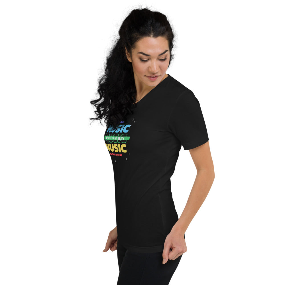 Feel the Music V-Neck Shirt (Women's)