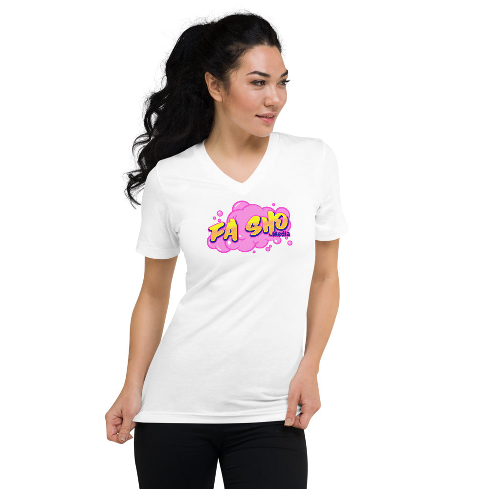 Fa Sho Graffiti V-Neck Shirt (Women's)