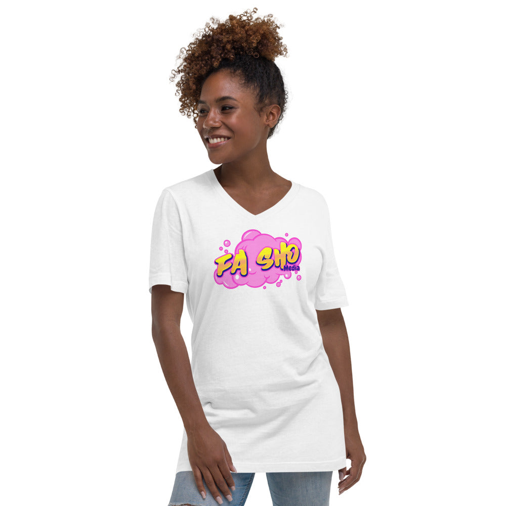 Fa Sho Graffiti V-Neck Shirt (Women's)