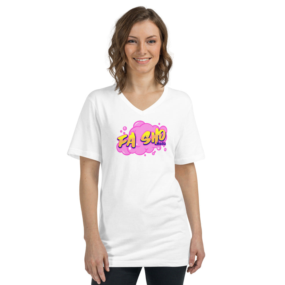 Fa Sho Graffiti V-Neck Shirt (Women's)