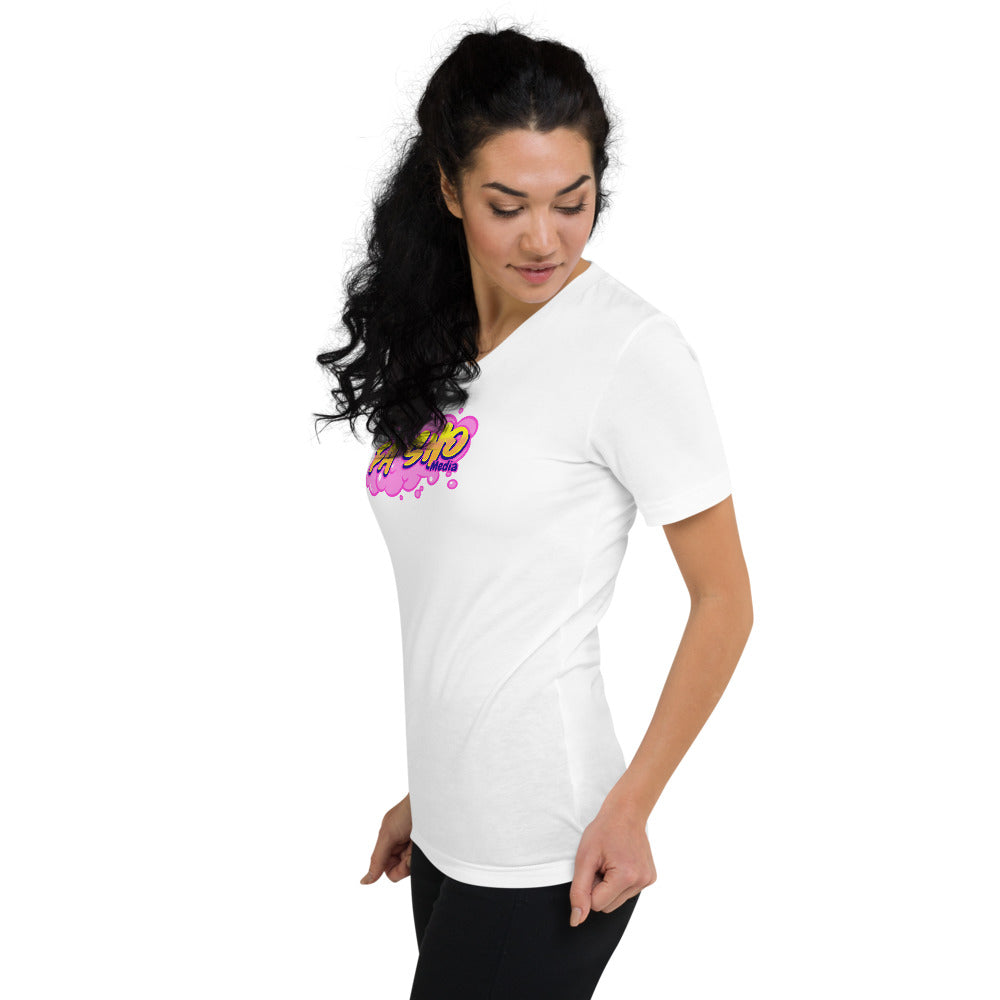 Fa Sho Graffiti V-Neck Shirt (Women's)