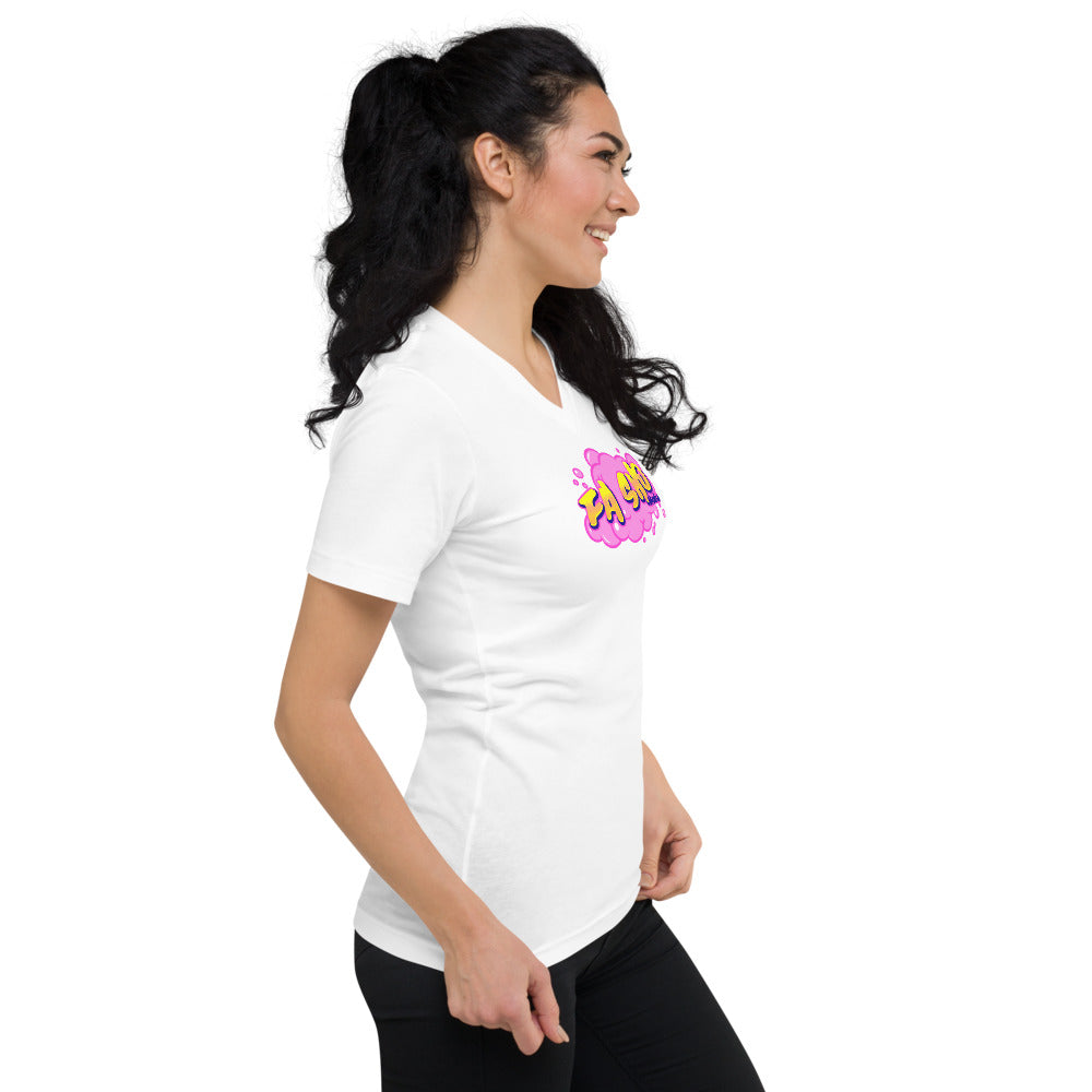 Fa Sho Graffiti V-Neck Shirt (Women's)