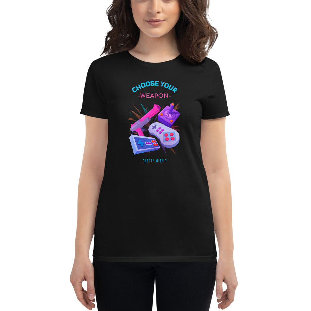 Gamer Choose Weapon Shirt (Women's)