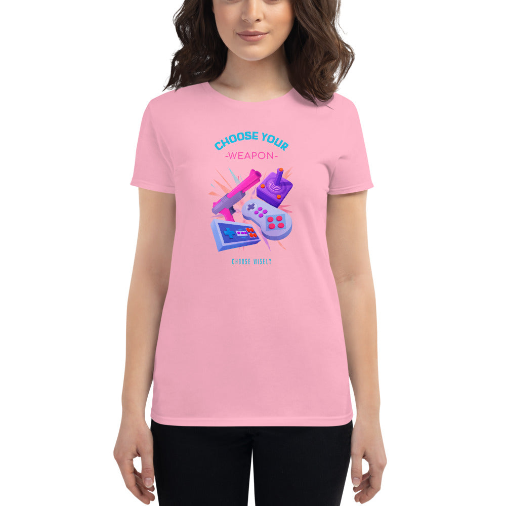 Gamer Choose Weapon Shirt (Women's)