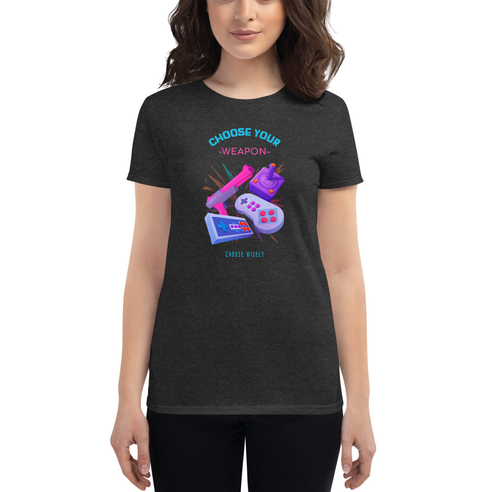 Gamer Choose Weapon Shirt (Women's)