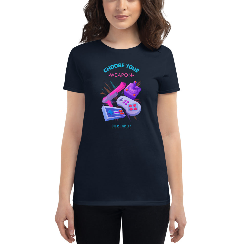 Gamer Choose Weapon Shirt (Women's)