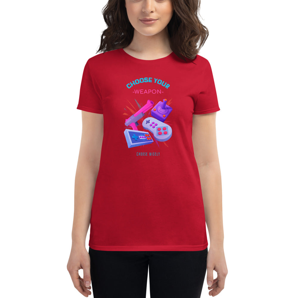 Gamer Choose Weapon Shirt (Women's)