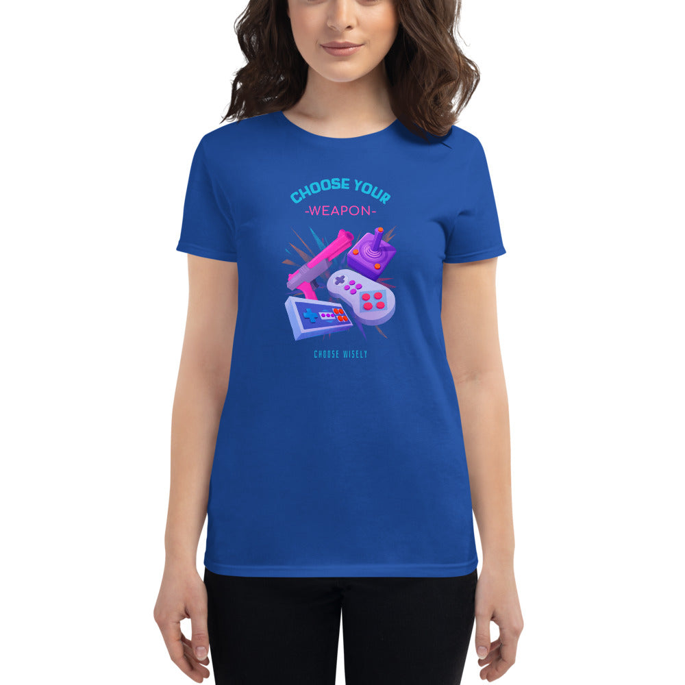 Gamer Choose Weapon Shirt (Women's)