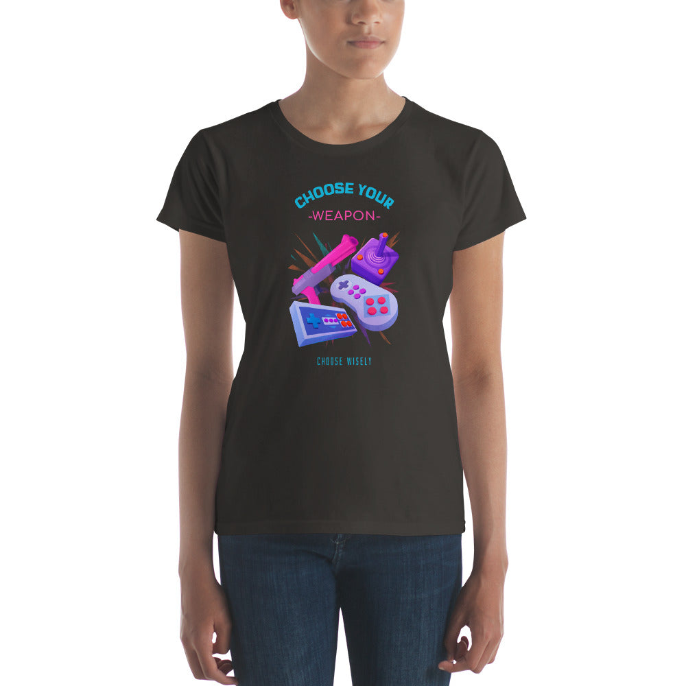 Gamer Choose Weapon Shirt (Women's)