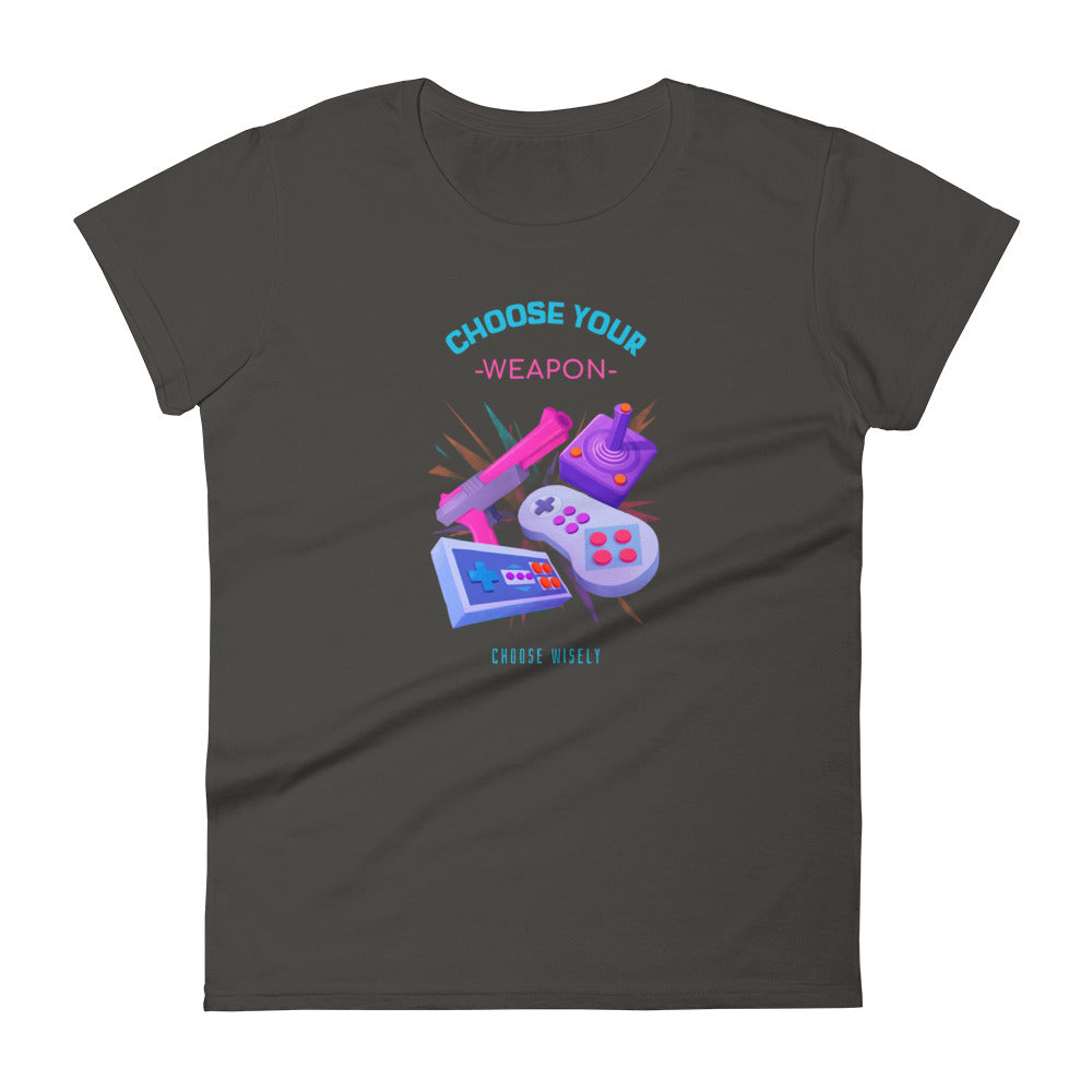 Gamer Choose Weapon Shirt (Women's)
