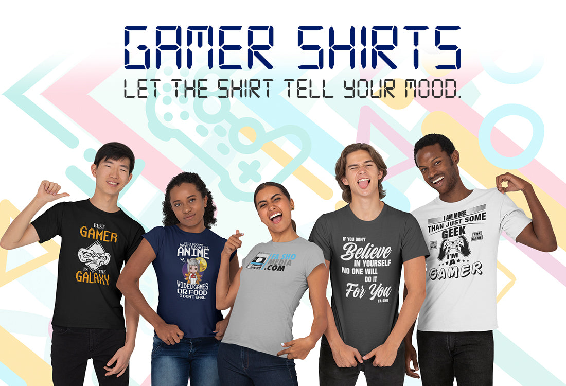 Gamers: How a Gamer Shirt Can Motivate You While Playing Games