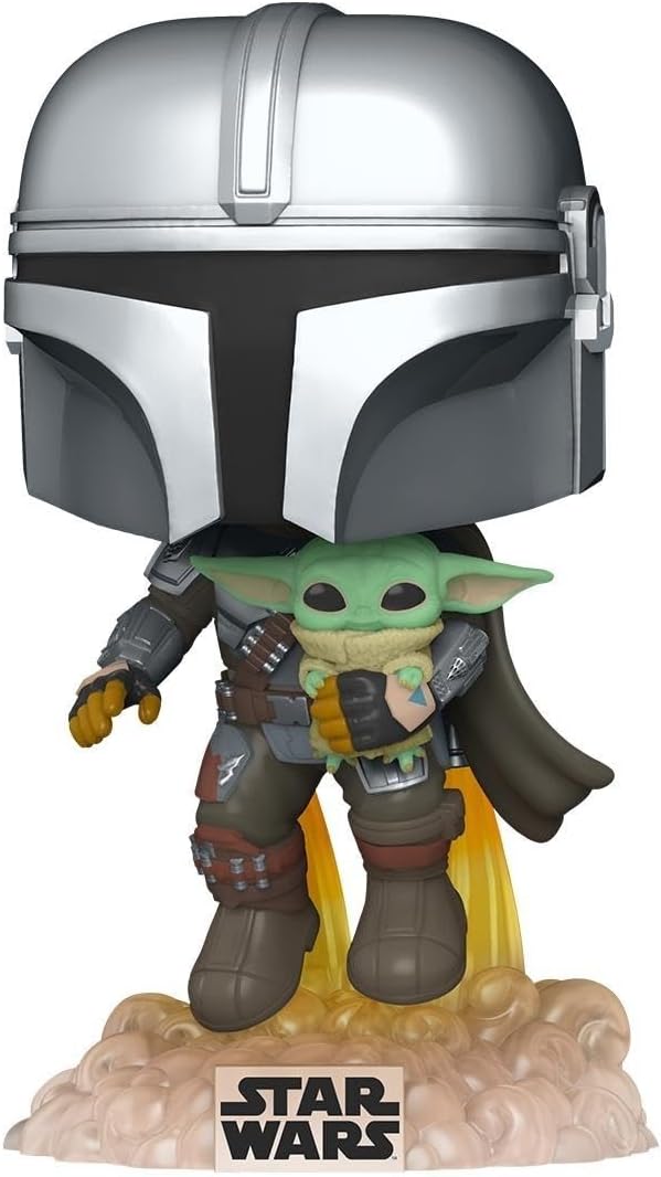 Funko Pop! Star Wars: The Mandalorian with The Child (Flying) #402