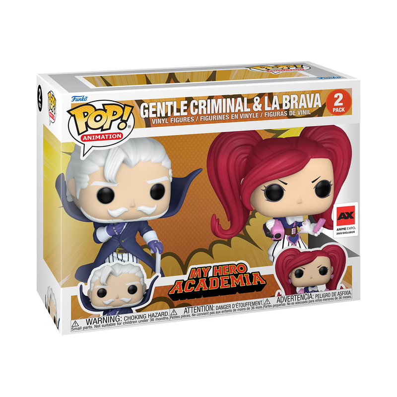 Funko Pop! Animation My Hero Academia Gentle Criminal & La Brava 2 pack Vinyl Figures