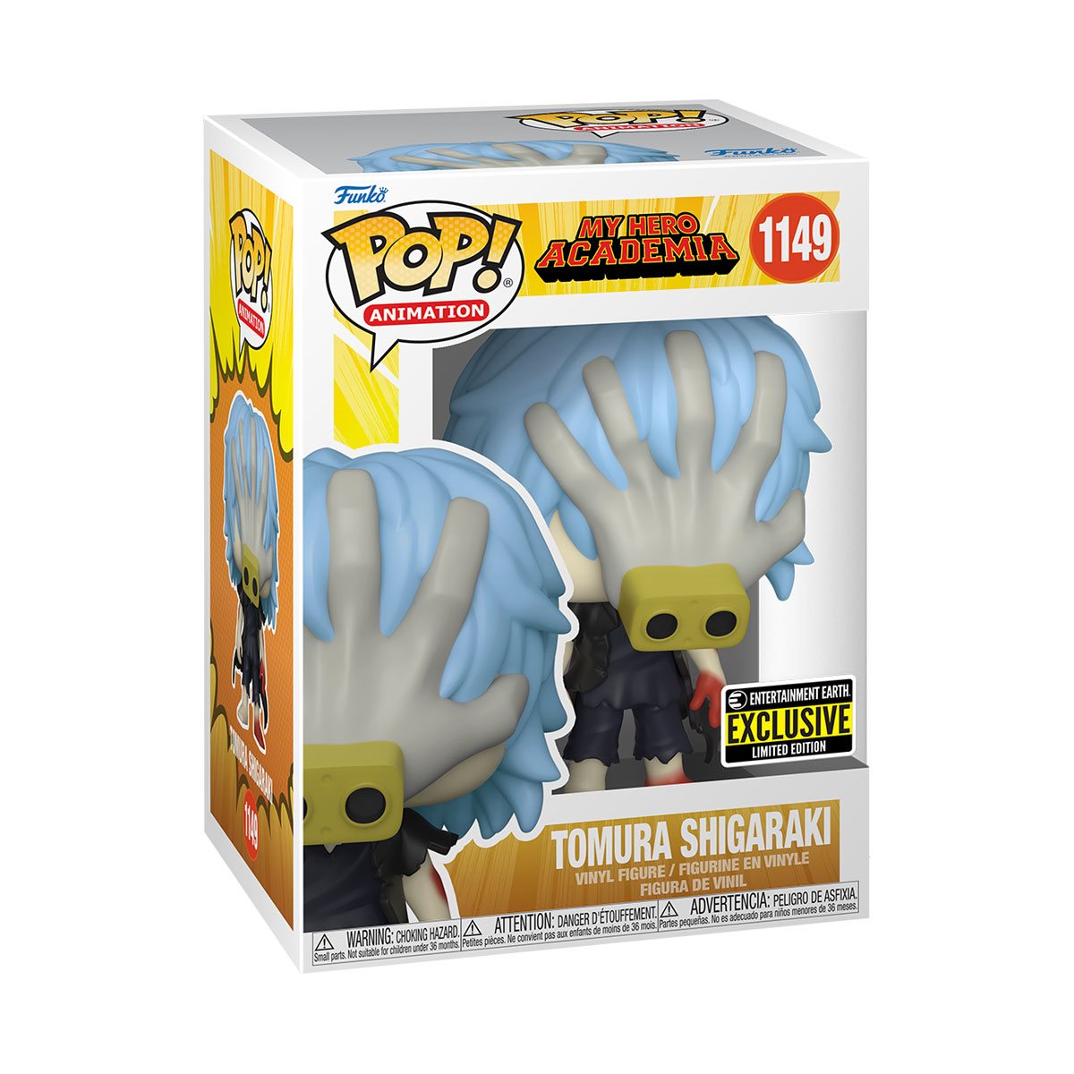 Funko Pop! Animation: My Hero Academia - Tomura Shigaraki #1149 (Entertainment Earth Exclusive)